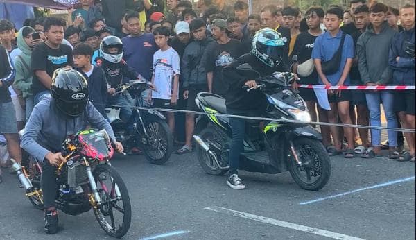 Keseruan Latihan Bersama Drag dan Road Race di Ponorogo, Ada Juga Balap Mobil