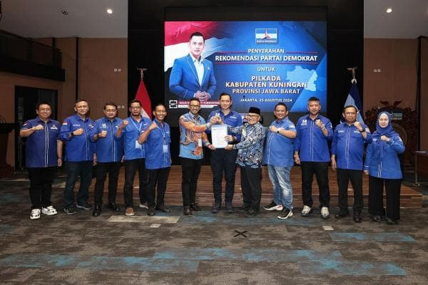 Ridho-Kamdan Kantongi 3 Surat Rekomendasi Parpol Maju Pilkada Kuningan