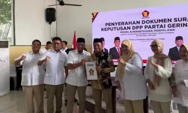 Gerindra dan PKS Resmi Dukungan Mas Riyanto Klangenan dan Umi Laila di Pilkada Pringsewu