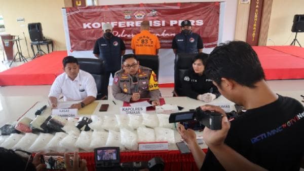 Diwarnai Kejar-kejaran Speedboat, Polres Tarakan Gagalkan Transaksi 24 Kilogram Sabu di Bulungan