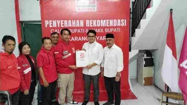 Sisakan PKS, Paslon Ilyas Akbar - Tri Haryadi Borong Rekomendasi untuk Pilkada Karanganyar