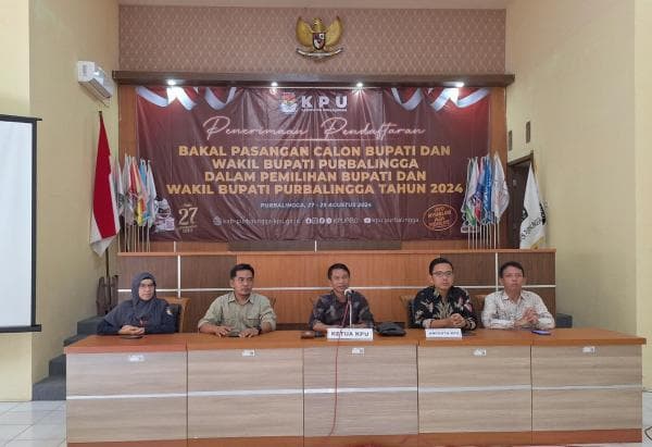 Hari Pertama, KPU Purbalingga Resmi Buka Pendaftaran Pilbup 2024