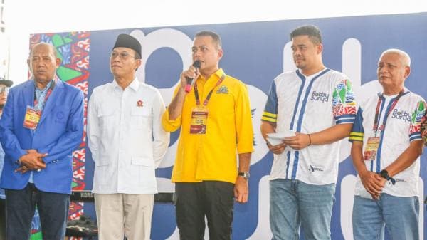 Ijeck Ikut Antarkan Pasangan Bobby Nasution-Surya ke KPU Sumut, Ini Harapannya