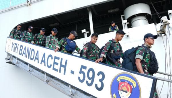 Siap Dukung Pengamanan VVIP HLF MSP dan KTT IAF, Kapal Perang RI Tiba di Pulau Dewata