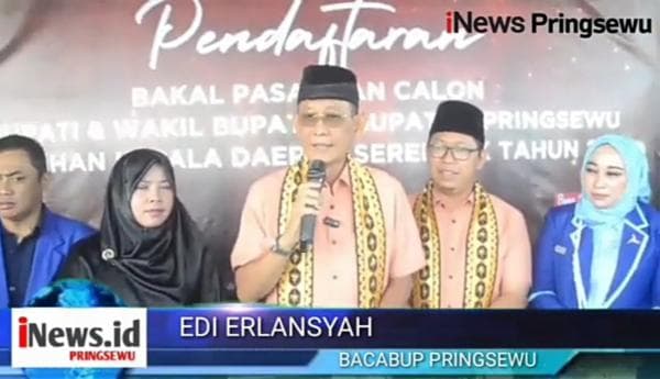 Video Adi Erlansyah dan Hisbulah Huda Mendaftar ke KPU Pringsewu