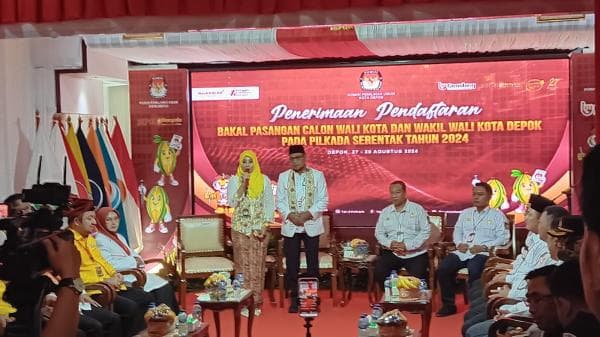 Diiringi Doa Seribu Anak Yatim, Imam-Ririn Daftar KPU dan Siap Menangkan Pilkada Depok 2024