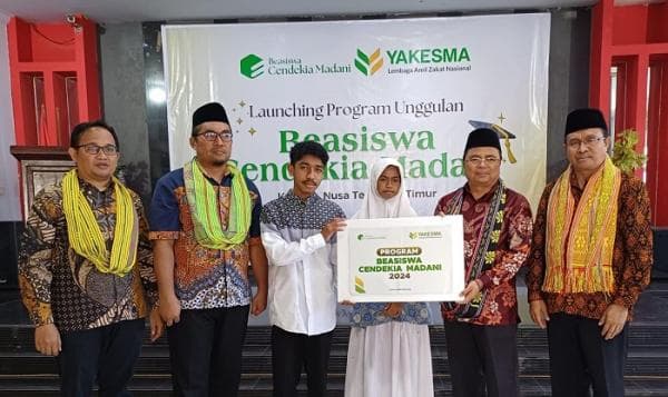 Anak Warga Pedalaman di NTT Diberikan Beasiswa Pendidikan  Laznas Yakesma