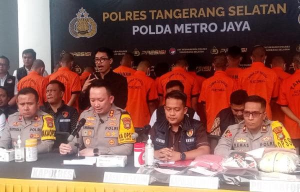 Mantap, Baru 5 Hari Menjabat Kapolres Tangsel Langsung Penjarakan 16 Pengedar Obat Keras Golongan G