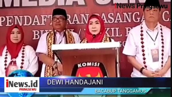 Video Pasangan Dewi Handajani dan Amar Siradjuddin, Secara Resmi Mendaftarkan diri ke KPU