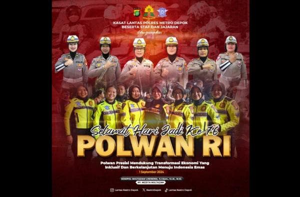 Polwan RI Rayakan HUT ke-76, Kapolda Metro Jaya Berikan Ucapan Selamat