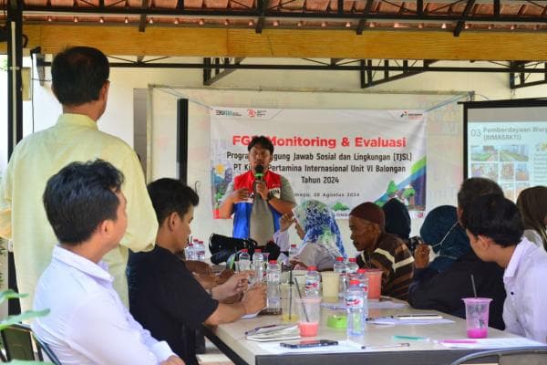 Pastikan Manfaat Program Tercapai, Kilang Balongan Gelar FGD Monitoring dan Evaluasi Program CSR