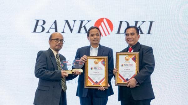 Kinerja Keuangan yang Positif, Bank DKI Meraih Penghargaan GRC & Performance Excellence Award 2024