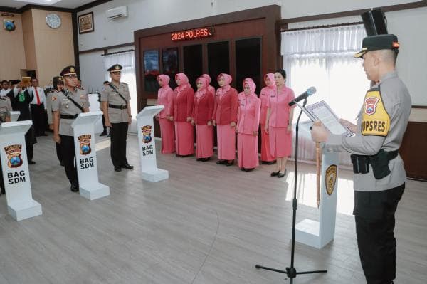 Kasatlantas dan Kasatreskrim Polres Jombang Dimutasi, Ini Penggantinya