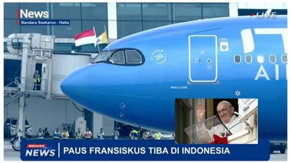 Indonesia Masih Gusar Anak Petinggi Naik Jet Pribadi, Sri Paus Justru Naik Pesawat Komersil