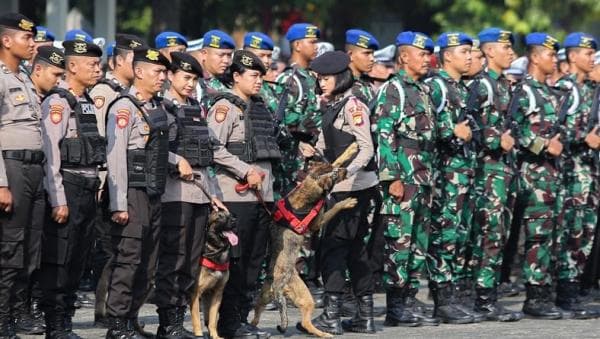 3 Lapis Ring Pengamanan Kawal Kunjungan Paus Fransiskus oleh TNI-Polri   