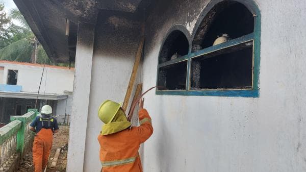 Kebakaran Masjid di Kota Banjar, Diduga Akibat Korsleting Listrik