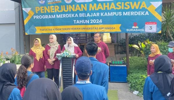 Ratusan Mahasiswa FKH Unair Jalani MBKM di 13 Kabupaten dan Kota