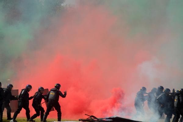 Komnas HAM Pantau Latihan Penanggulangan Konflik Pilkada Jateng 2024  di Semarang