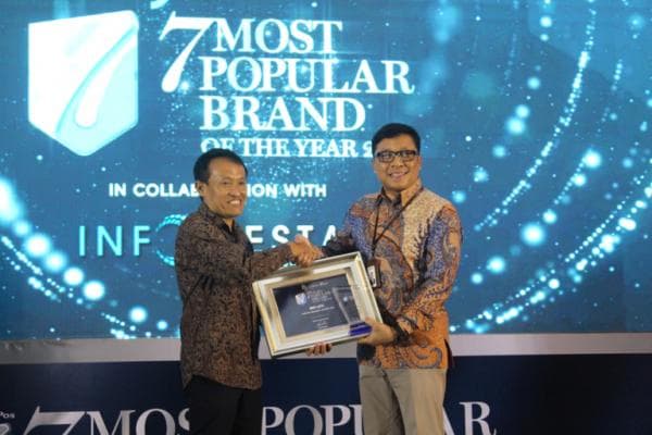 BRI Life Raih Penghargaan Most Popular Brand of The Year 2024