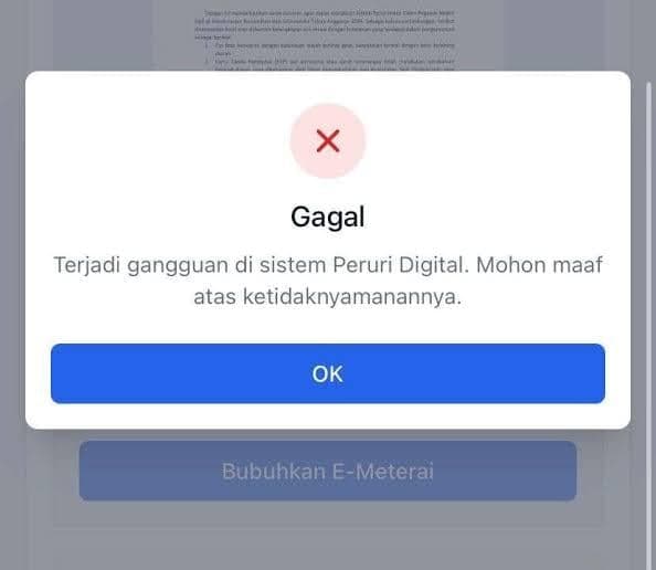 E-Materai Bermasalah, Pelamar CPNS di Kobar Gagal Melamar