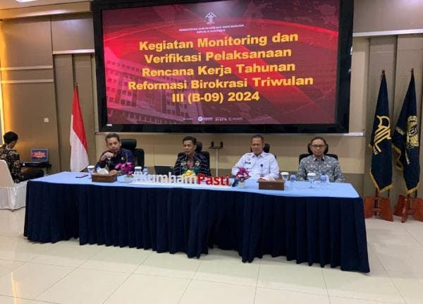 Kemenkumham Jateng Gelar Monitoring dan Verifikasi RKT B09 pada UPT Nusakambangan dan Cilacap