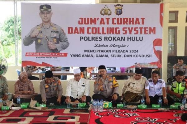 Rangkul Sejumlah Tokoh, Kapolres Rohul Ajak Masyarakat Ciptakan Pilkada 2024 yang Damai