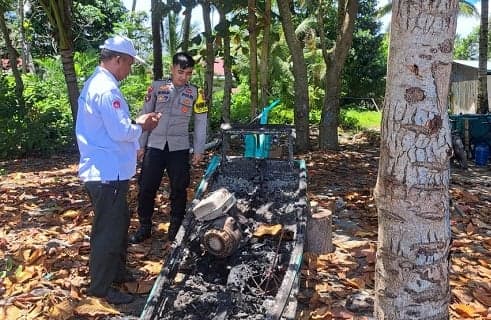 Perahu Nelayan di Mateng Terbakar, Polisi Selidiki Penyebabnya