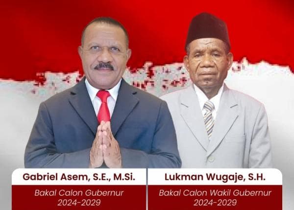 Paslon Gabriel Asem -Lukman Wugaje (GAUL) Diprediksi Menangkan Pilgub Papua Barat Daya Satu Putaran