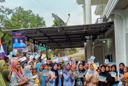 14 Mantan Kades di Kecamatan Mancak Siap Bergerak Menangkan Ratu Zakiyah-Najib