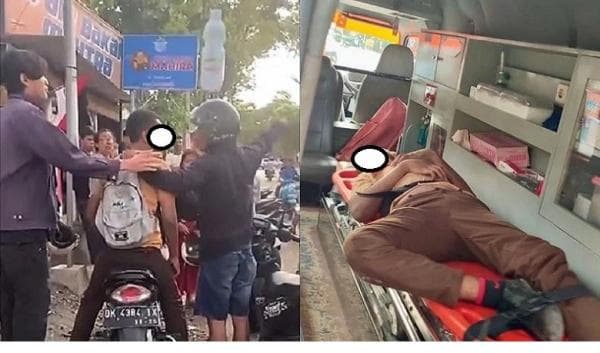 Viral! Pelajar Mabuk Ngamuk saat Ditegur, Tantang Warga Berkelahi usai Tabrak 2 Motor 