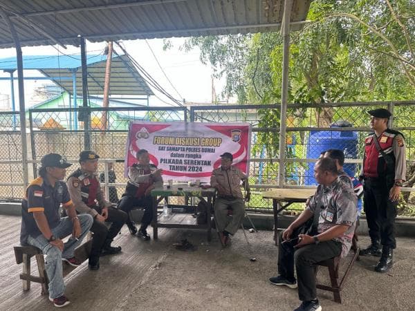 Kembali Sat Samapta Polres Dumai Gelar Cooling System Dalam Bentuk FGD di Pelabuhan Roro