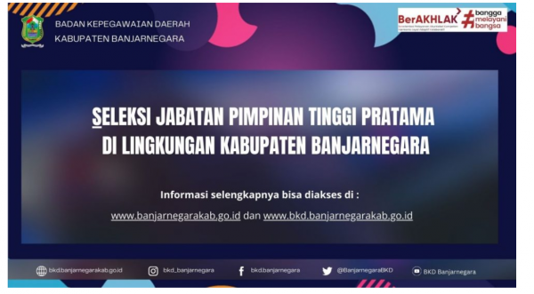 32 Pendaftar Bersaing dalam Lelang Jabatan Tinggi Pratama Pemkab Banjarnegara