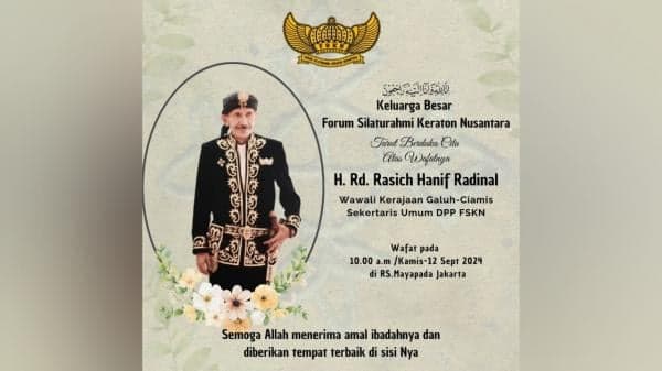 Hanif Radinal Anak Menteri PU Era Presiden Soeharto Ternyata Wawali Kerajaan Galuh Ciamis