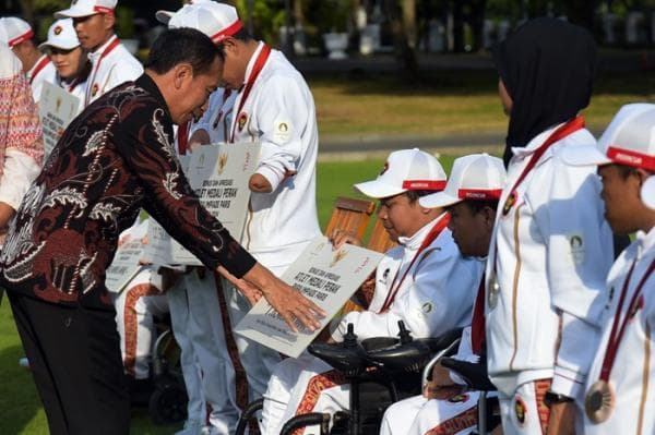 Jokowi Beri Bonus Atlet Paralimpiade Paris, Rp6 Miliar untuk Peraih Medali Emas