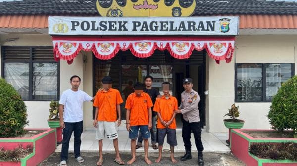 Tiga Pelaku Pencurian Motor di Pringsewu Dibekuk, Salah Satunya Penadah