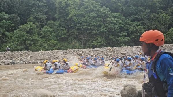 Tim Putra Aceh Raih Medali Emas dari Cabor Arung Jeram Nomor Down River Race R6