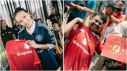 Viral, Penuhi Permintaan Fans, Penyanyi Yura Yunita Manggung Pakai Jersey MU bikin Heboh