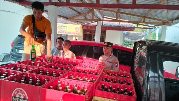 Gagalkan Pengiriman Miras Ilegal, Polisi Jombang Ungkap Modus Baru Cara Sembunyikan Barah Haram