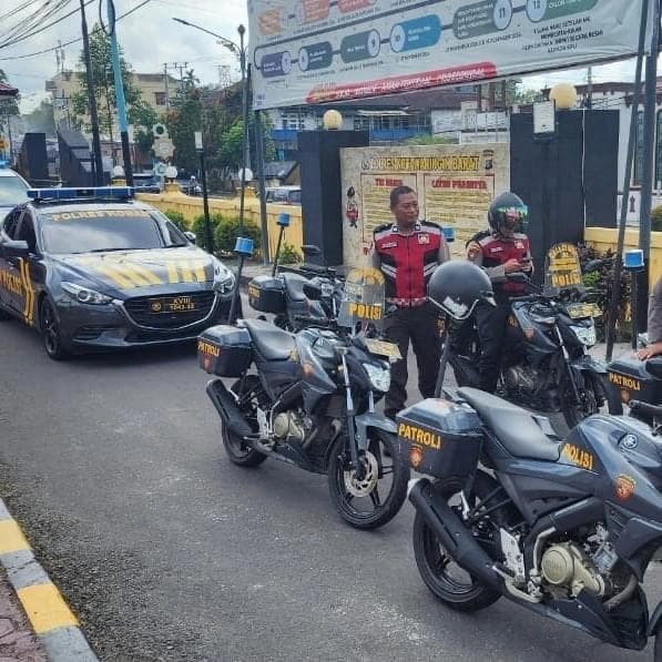 Antisipasi Kamtibmas, Polres Kobar Gelar Patroli Bersama Unsur Forkopimda