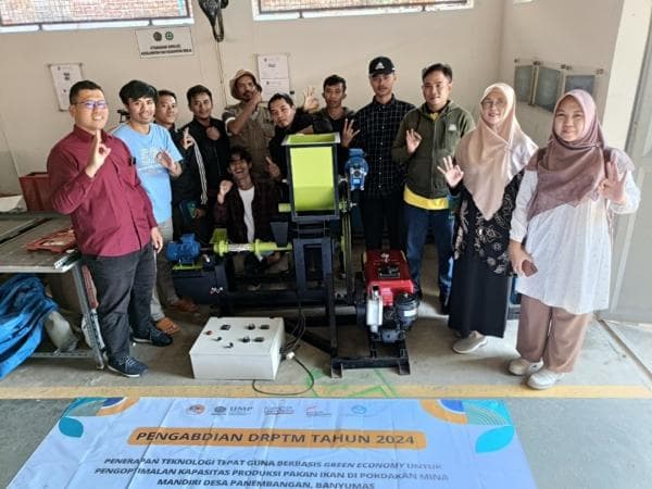 UMP Terapkan Teknologi Berbasis Green Economy di Kelompok Budidaya Ikan Banyumas