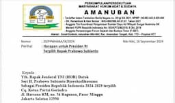 Perkumpulan Masyarakat Adat Amanuban Bersurat ke Presiden RI Terpilih, ini Permintaan Mereka