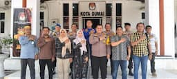 Kapolres Dumai Ikut Dalam Agenda Rapat Koordinasi Tentang Kesiapan Pengamanan di Kantor KPU