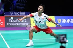 Tumbangkan Jagoan Tuan Rumah,  Ginting  Melaju ke Perempat Final  China Open 2024