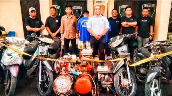 Polresta Kupang Kota Berhasil Tangkap Dua Tersangka Pencurian Sepeda Motor