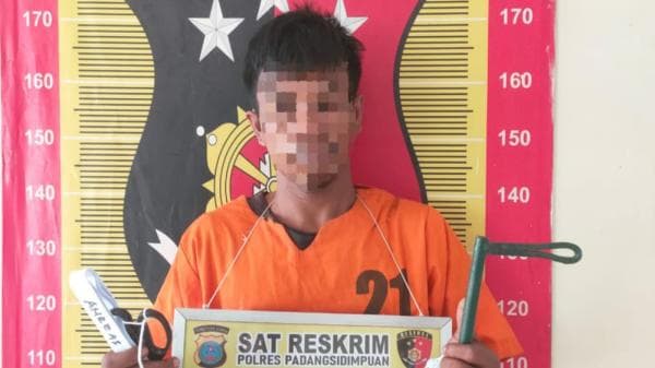 Polisi Ringkus Maling Kotak Infak di Kota Padangsidimpuan, Pelaku Terancam 7 Tahun Penjara