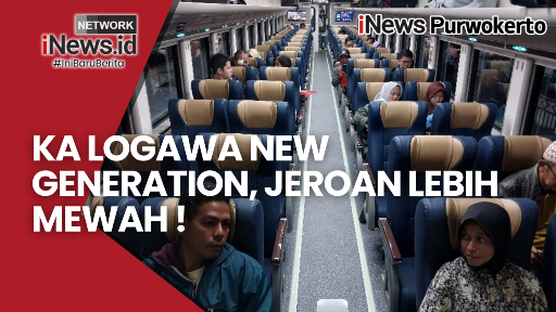 Video Mengintip Jeroan Kereta Api Logawa New Generation, Lebih Mewah!