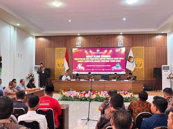 Jumlah Pemilih Tetap Pilkada Jombang 2024 Bertambah, KPU Jombang Coret 4.337 Pemilih