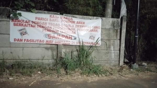 Warga Parigi Pondok Aren Tangsel, Menolak Pembangunan Pengelolaan Sampah