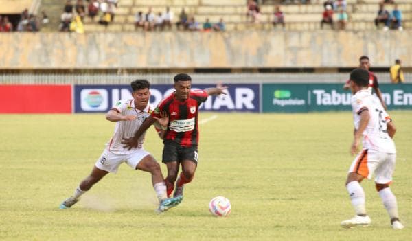 Persipura Gagal Raih Poin Penuh di Mandala, Dikalahkan Persibo Bojonegoro Dengan Skor Tipis 1-2