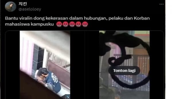 Viral Mahasiswa Universitas Trunojoyo Aniaya Pacar di Kampus hingga Terkapar, Video 17 Detik Beredar